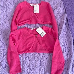 **SOLD**Twin girls cardigan cover-ups